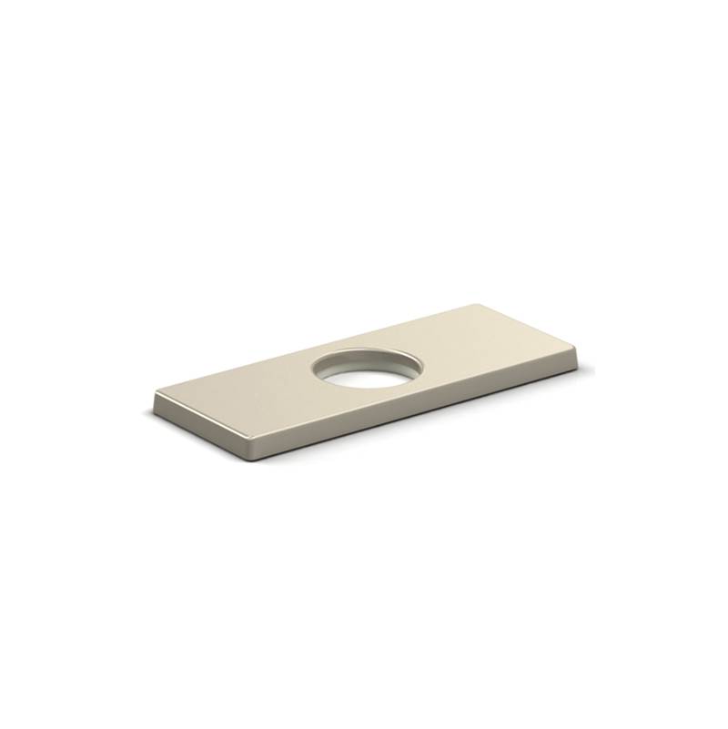 Riobel 4-Inch Center Kitchen Faucet Deck Plate In Brushed Nickel
