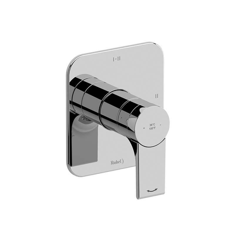 Riobel Fresk™ 1/2'' Therm & Pressure Balance Trim With 3 Functions