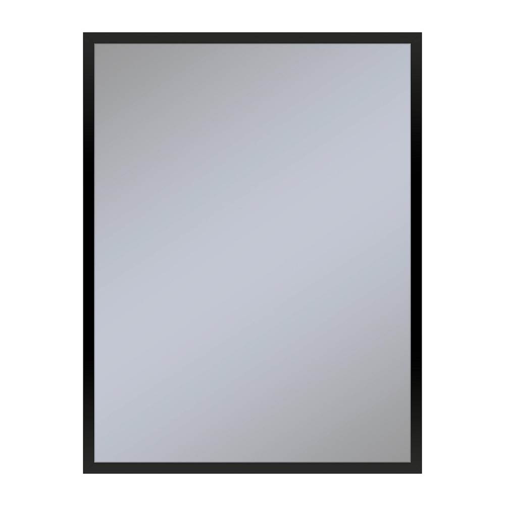 Robern Profiles Framed Mirror, 24'' x 30'' x 3/4'', Matte Black