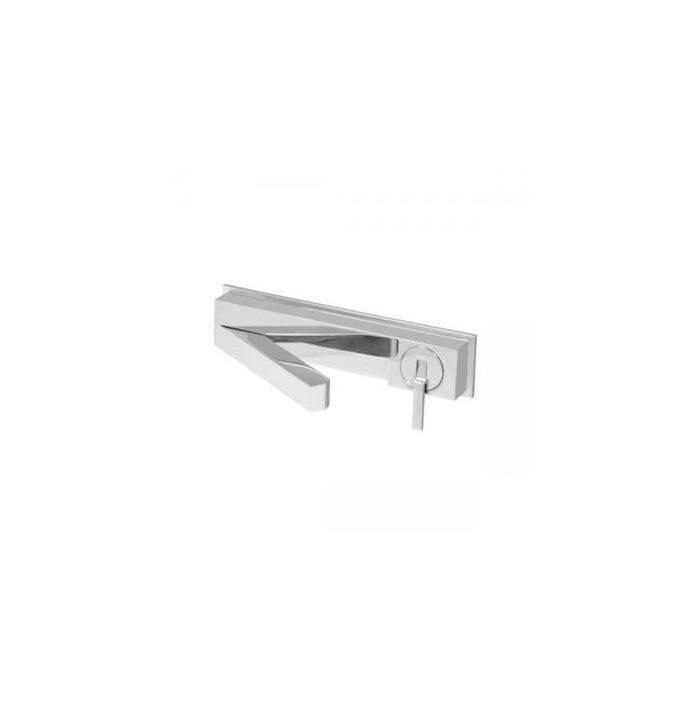 Sigma WALL Faucet with Articulating Spout 11'' and Joystick handle POLISHED NICKEL PVD .43
