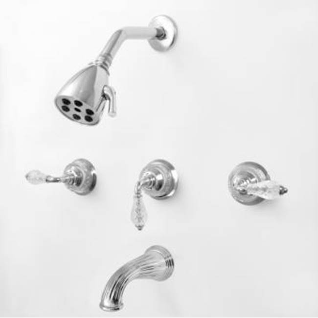 Sigma 3 Valve Tub & Shower Set TRIM (Includes HAF and Wall Tub Spout) LUXEMBOURG ANTIQUE BRONZE .57
