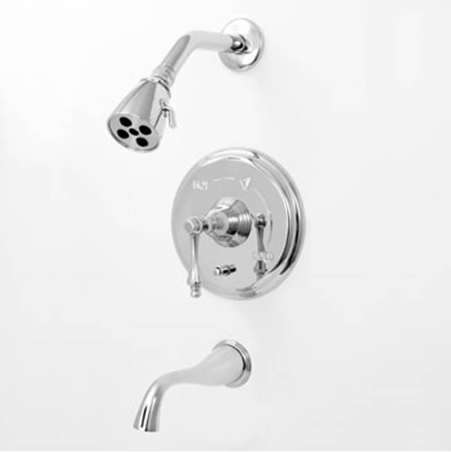 Sigma Pressure Balanced Tub & Shower Set Trim (Includes Haf And Wall Tub Spout) Montreal Chrome .26