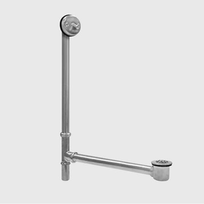Sigma Concealed Trip-lever Waste & Overflow with Bathtub Drain & Strainer Makes up to 22''x 25''- 27'' Tall, Adjustable  POLISHED BRASS PVD .40