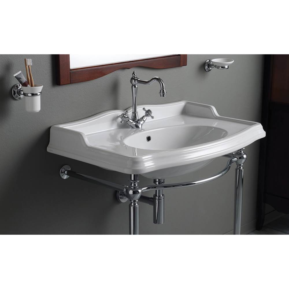 Simas US Console with sink and chrome legs