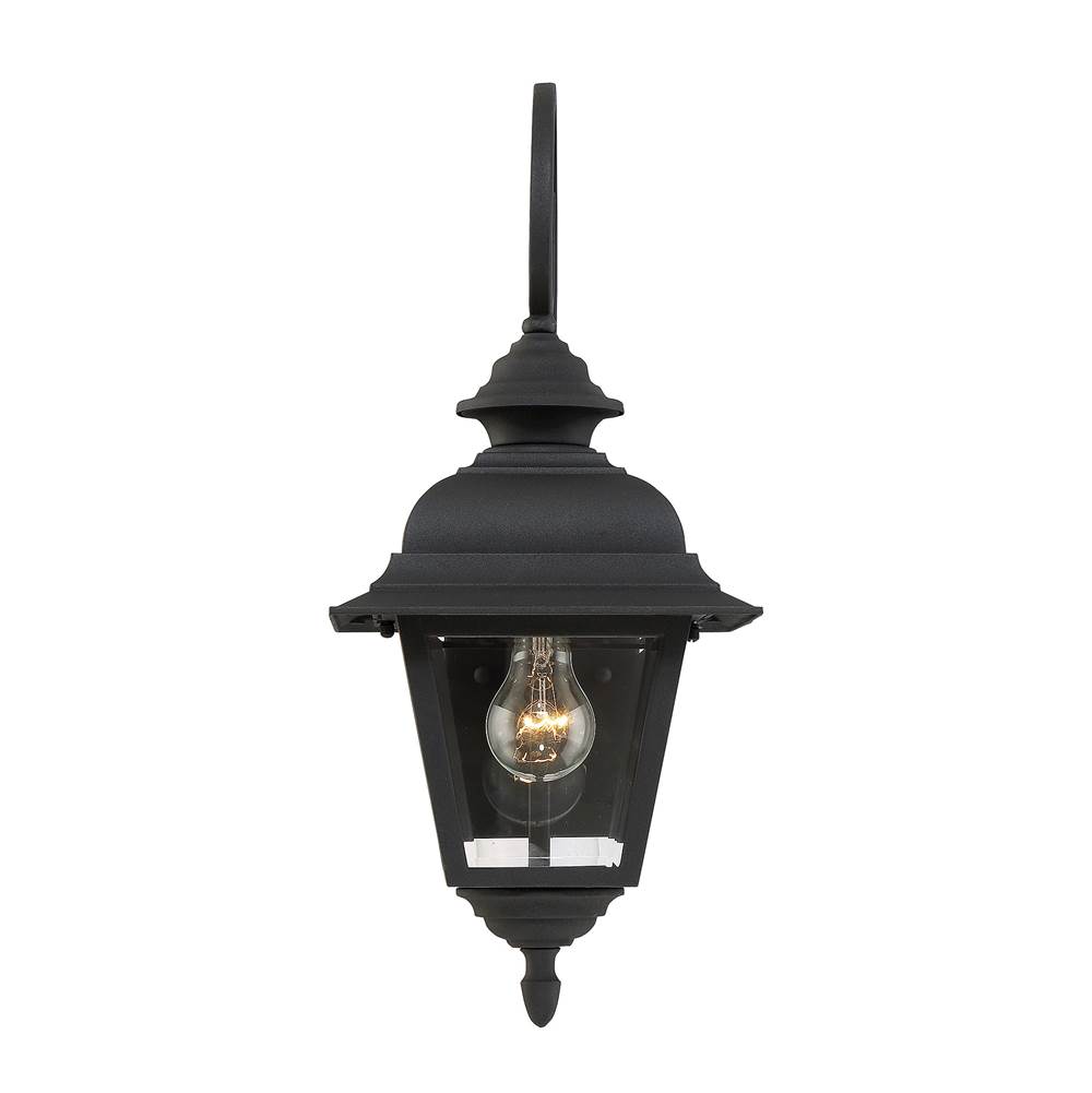 Savoy House Westover 1-Light Outdoor Wall Lantern in Textured Black