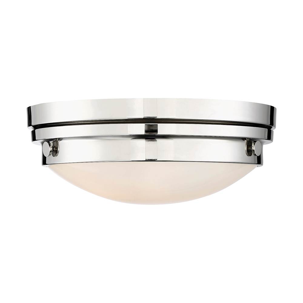 Savoy House Lucerne 2-Light Ceiling Light in Polished Nickel