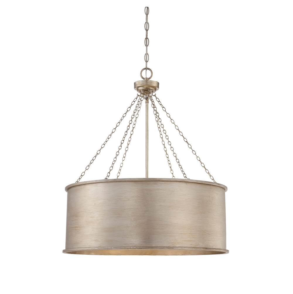 Savoy House Rochester 6-Light Pendant in Silver Patina