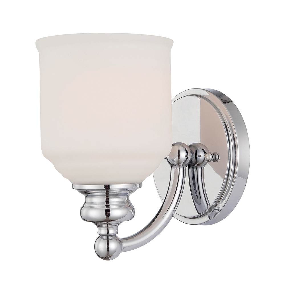 Savoy House Melrose 1-Light Wall Sconce in Polished Chrome
