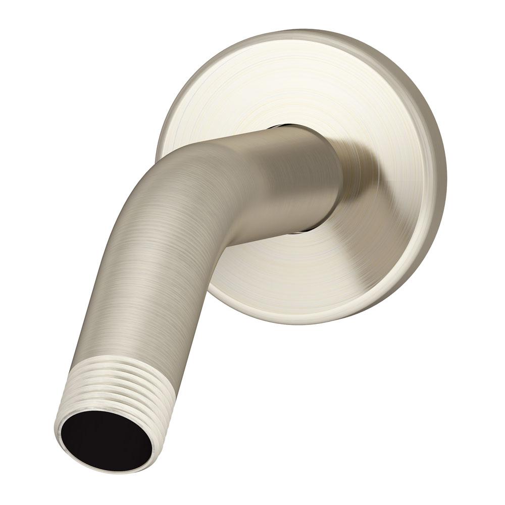 Symmons Elm Shower Arm with Flange in Satin Nickel