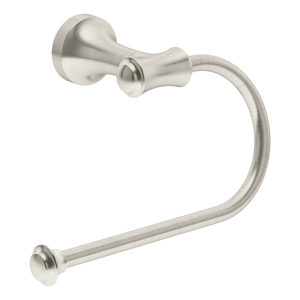 Symmons Degas Wall-Mounted Right Toilet Paper Holder in Satin Nickel