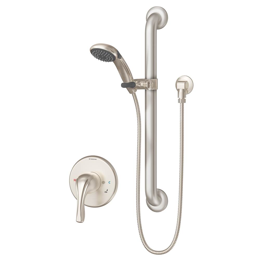 Symmons Origins Single Handle 1-Spray Hand Shower Trim in Satin Nickel 1.5 GPM (Valve Not Included)
