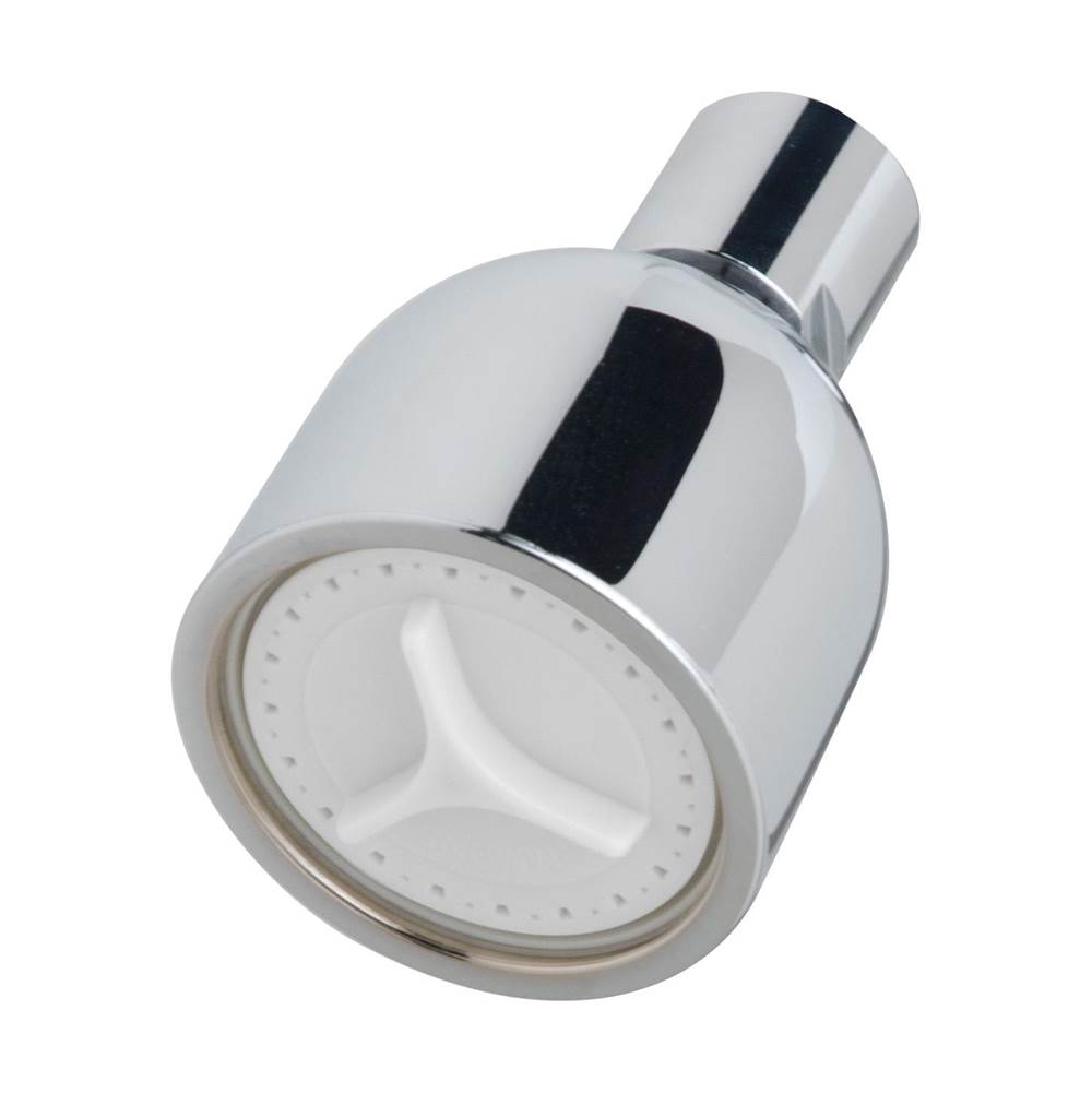 Symmons Clear-Flo 2000 1-Spray 2 in. Fixed Showerhead with Vandal Resistance in Polished Chrome (2.5 GPM)