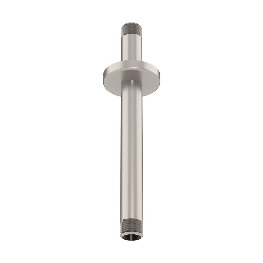 Symmons Ceiling-Mounted Shower Arm with Flange in Satin Nickel