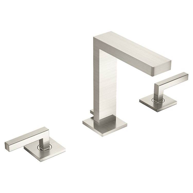 Symmons Duro Widespread 2-Handle Bathroom Faucet with Drain Assembly in Satin Nickel (1.0 GPM)