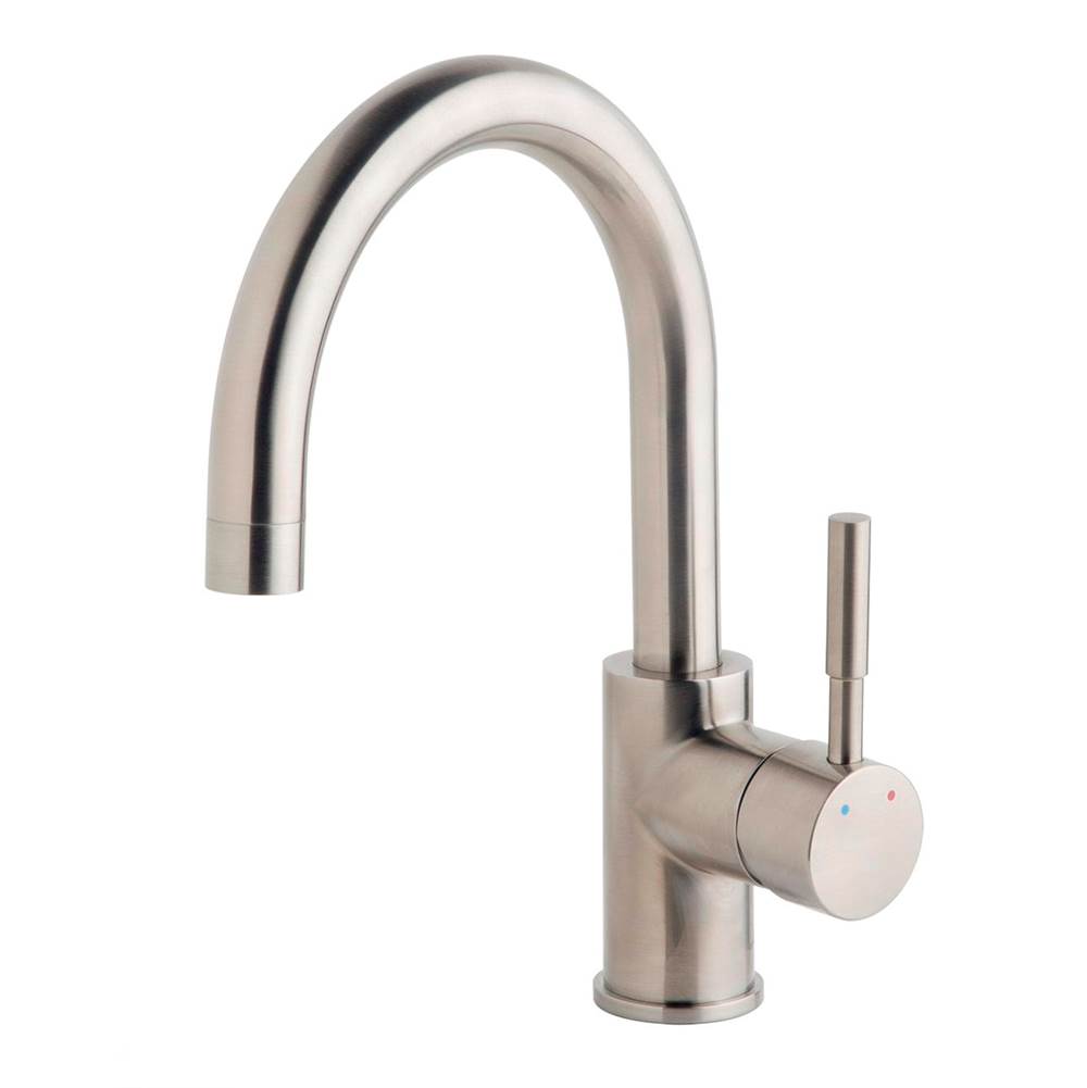 Symmons Dia Single-Handle Single Hole Bar Faucet in Satin Nickel (1.5 GPM)