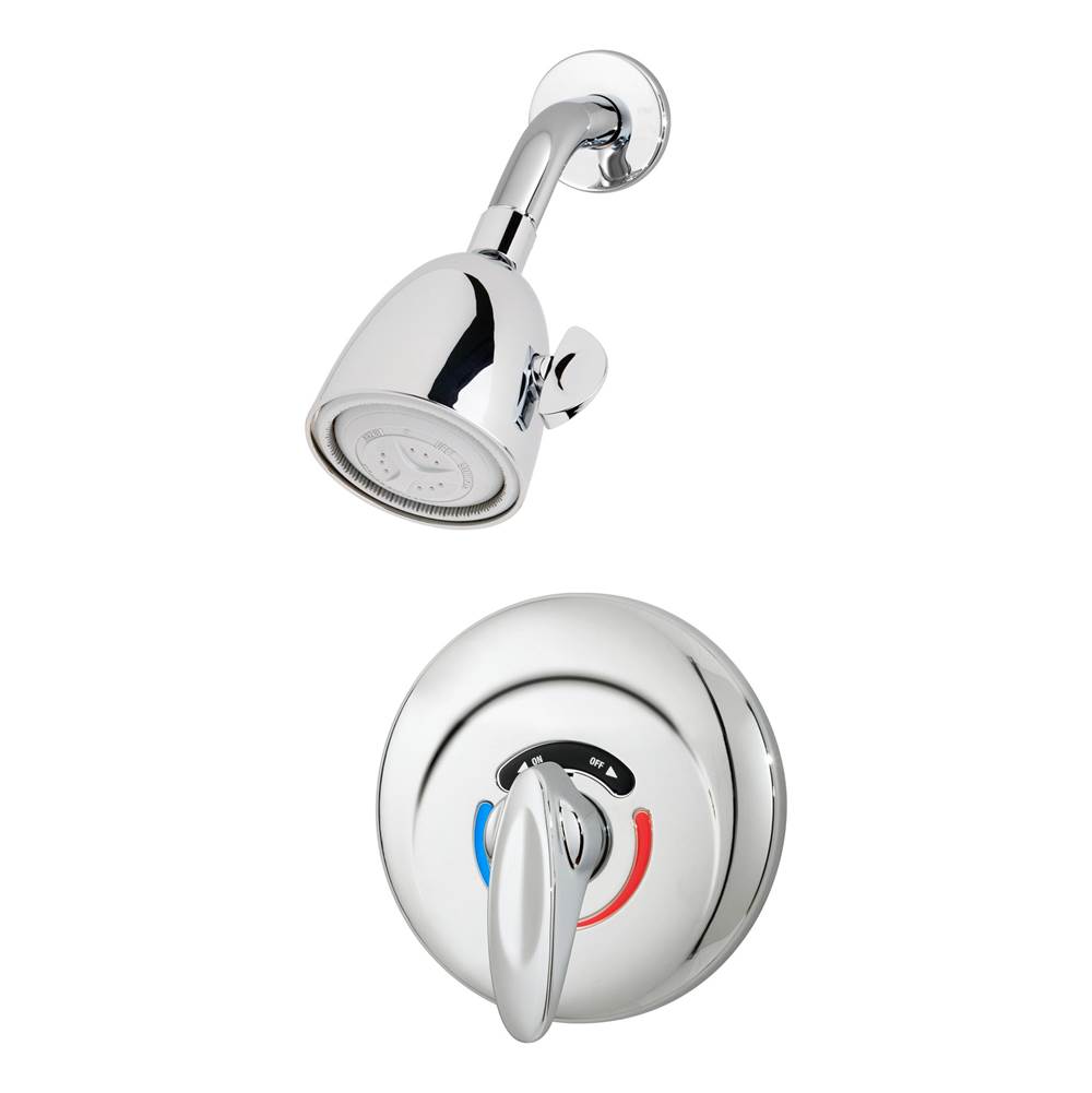 Symmons Safetymix Single Handle 1-Spray Shower Trim in Polished Chrome - 1.5 GPM (Valve Not Included)