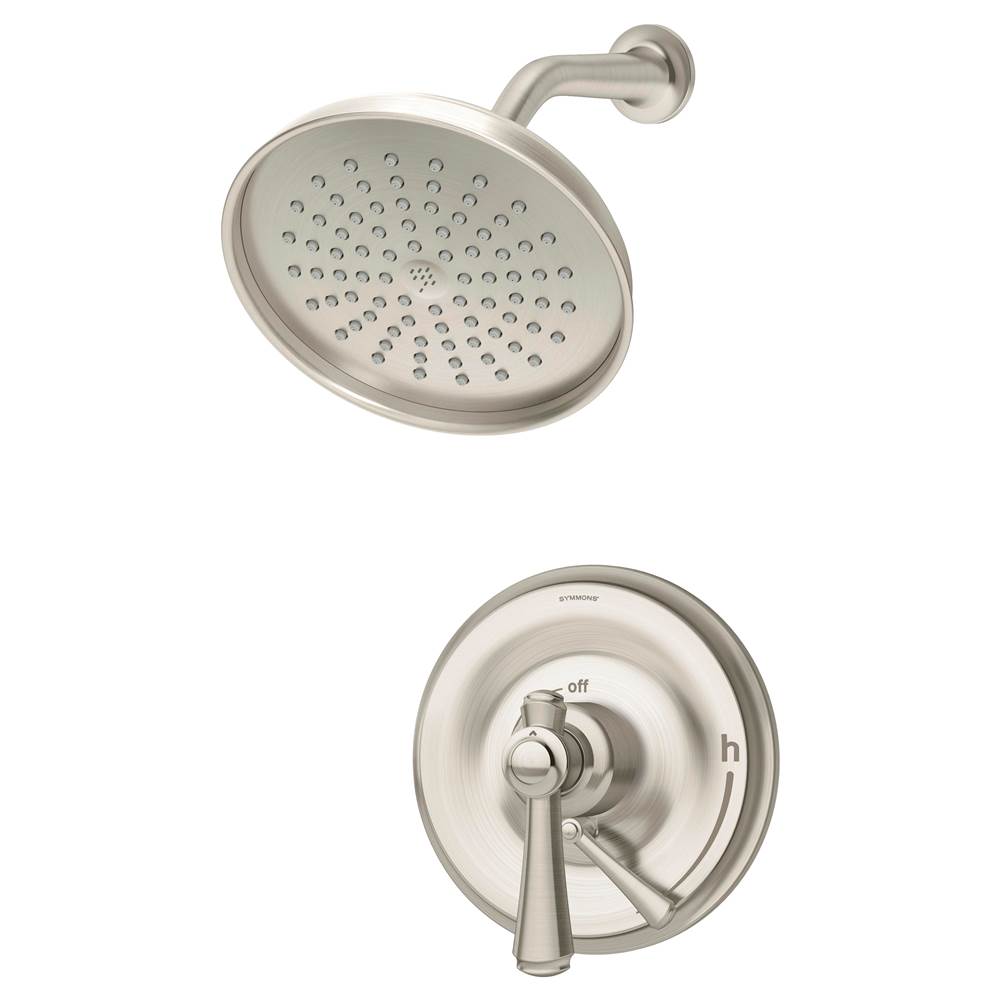 Symmons Degas Single Handle 3-Spray Shower Trim with Secondary Volume Control in Satin Nickel - 1.5 GPM (Valve Not Included)