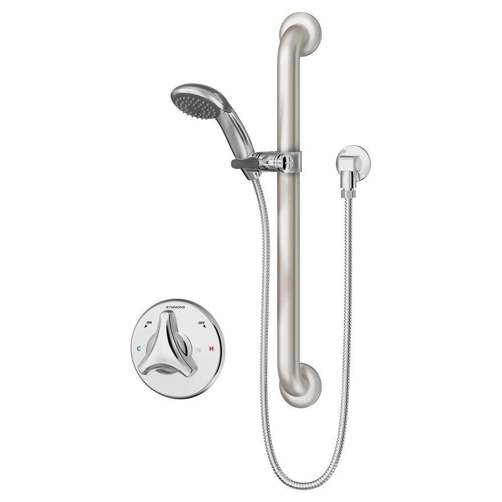 Symmons Origins Single Handle 1-Spray Hand Shower Trim in Polished Chrome - 1.5 GPM (Valve Not Included)