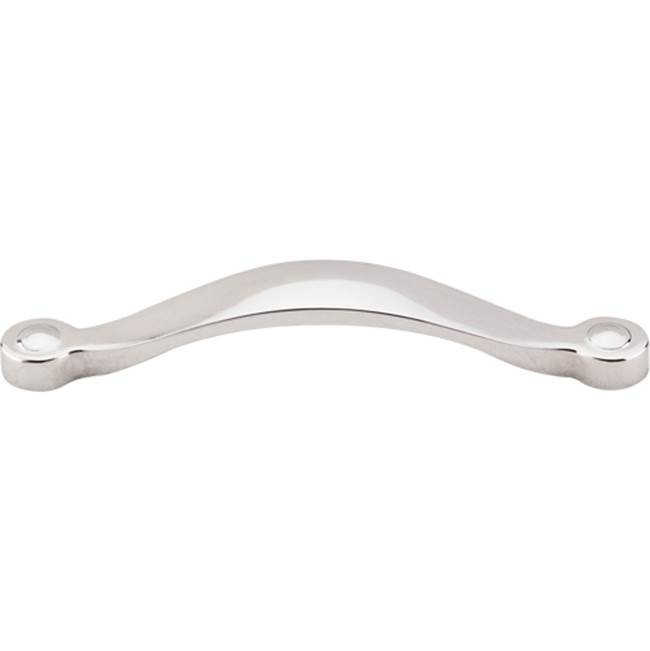 Top Knobs Saddle Pull 5 1/16 Inch (c-c) Polished Nickel