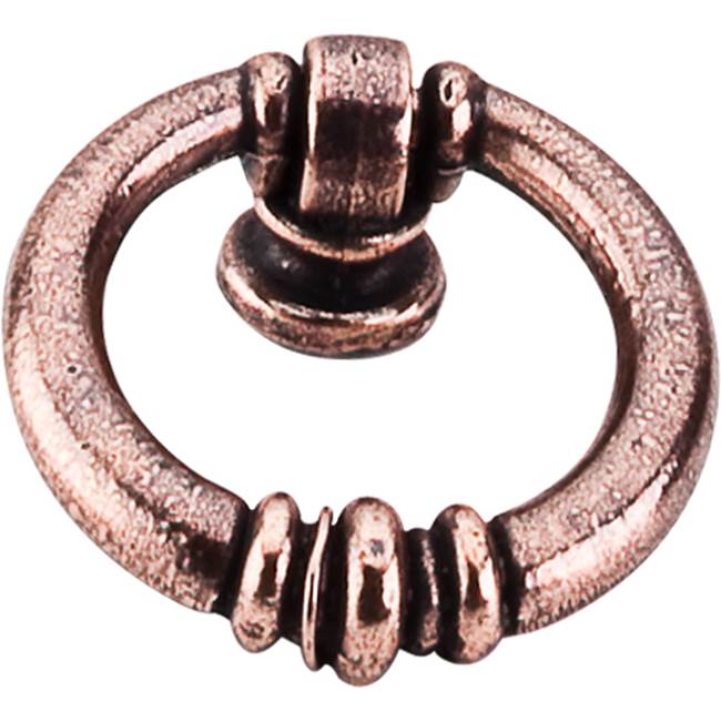 Top Knobs Newton Ring 1 1/2 Inch Old English Copper