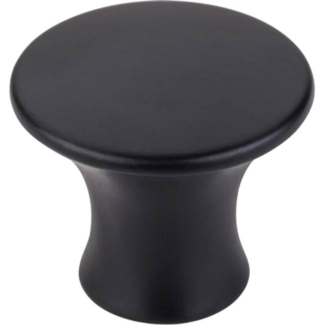 Top Knobs Oculus Knob 1 5/16 Inch Flat Black