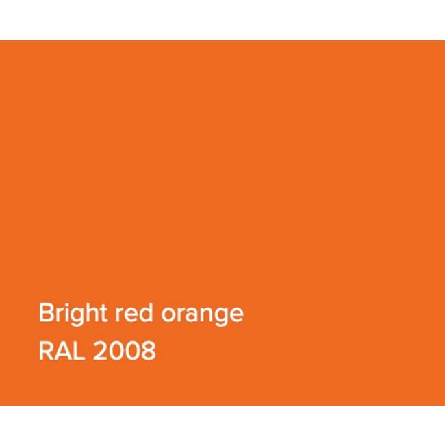 Victoria + Albert RAL Basin Bright Red Orange Gloss