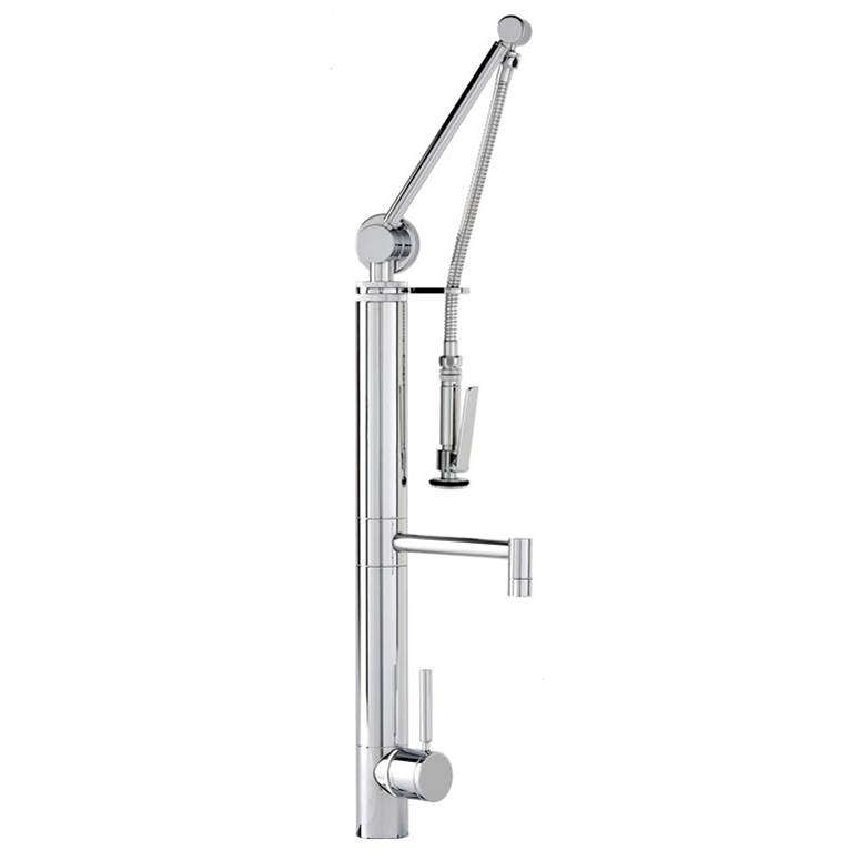 Waterstone Waterstone Contemporary Gantry Pulldown Faucet - Straight Spout - 2pc. Suite